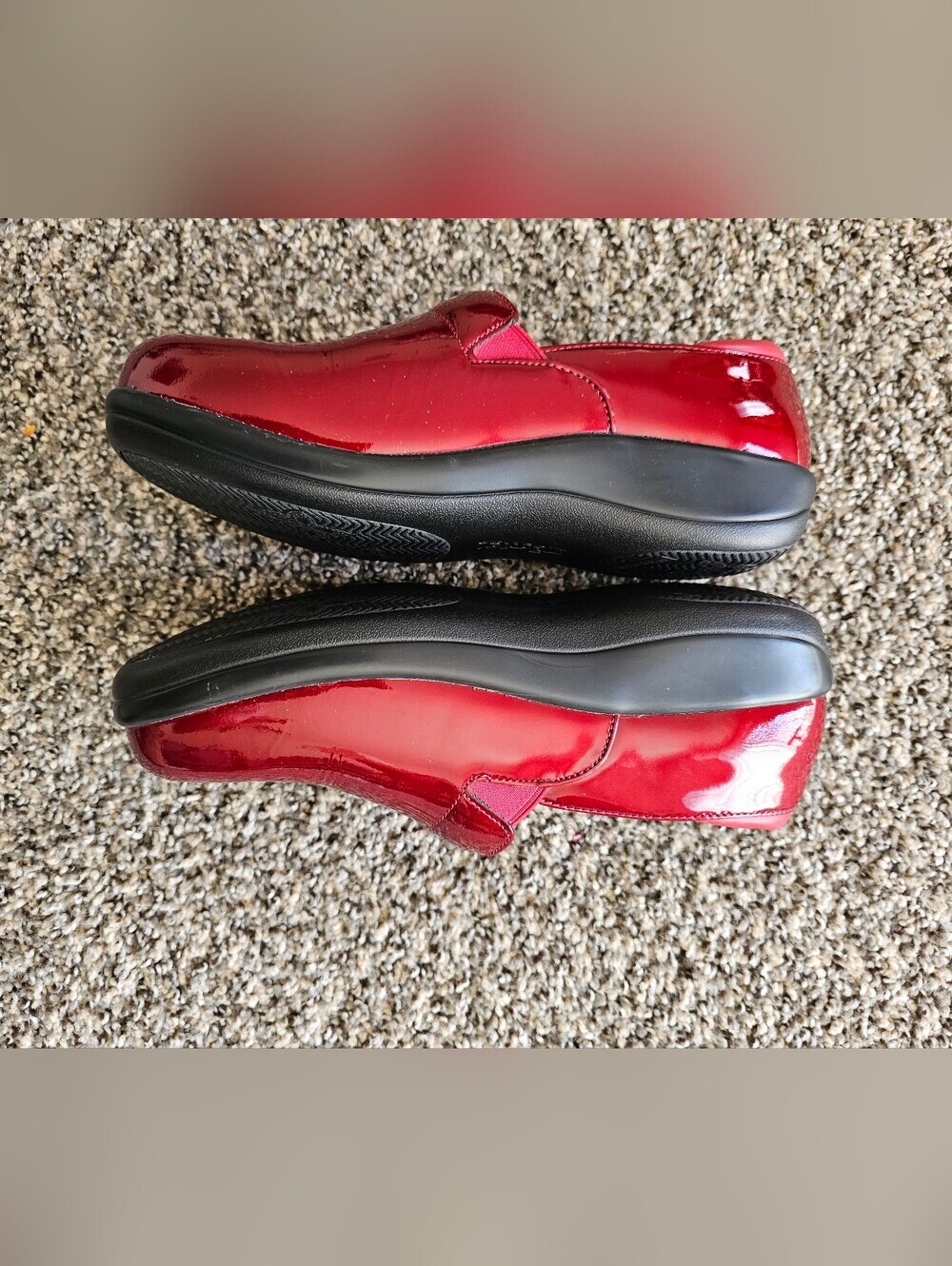 Alegria Red Patent Slip-On Loafers size 42/11 - Picture 4 of 9